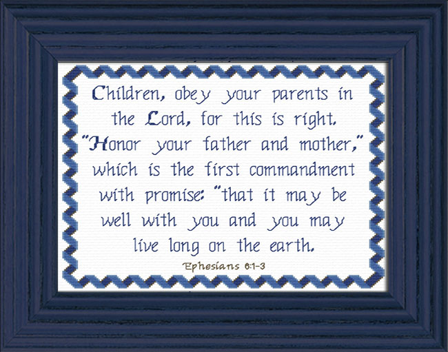 Obey Your Parents As In The Lord - Ephesians 6:1-3